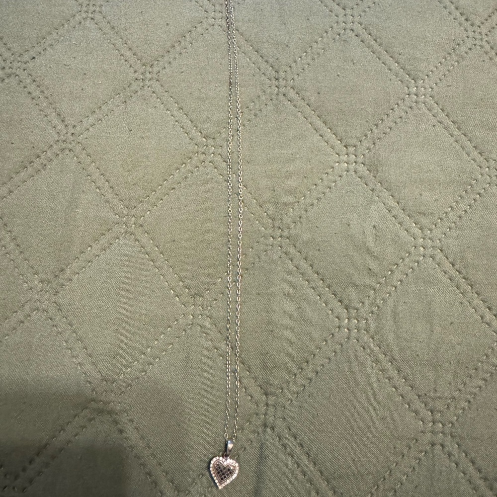 Zales heart necklace